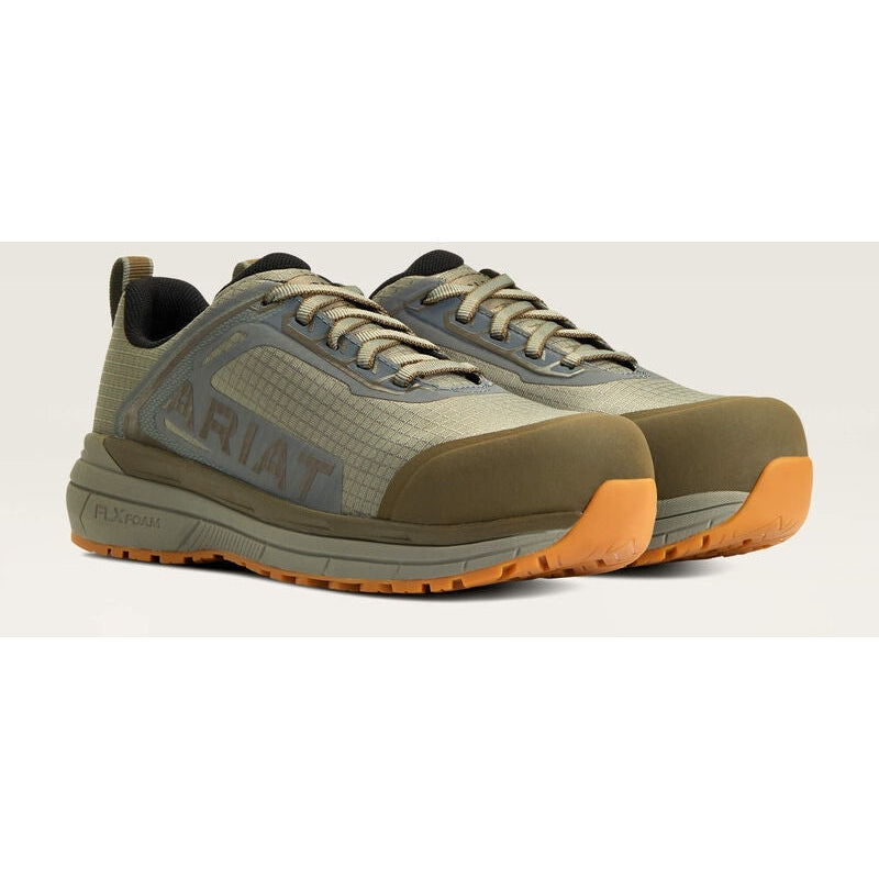 Ariat Women's Outpace Composite Toe Safety Slip Resistant Work Shoe - Willow - 10040322 - Overlook Boots