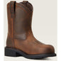 Ariat Women's Fatbaby Pull On Steel Toe Work Boot -Brown- 10040431 5.5 / Medium / Distressed Brown - Overlook Boots