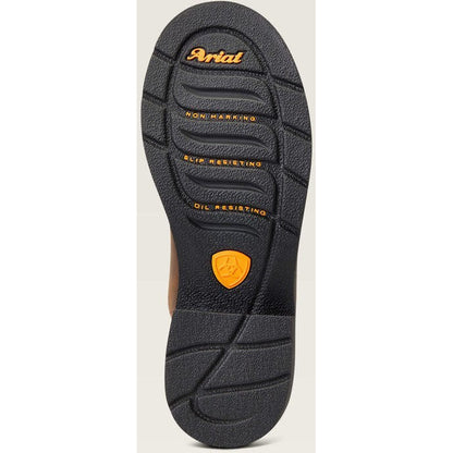 Ariat Women's Fatbaby Pull On Steel Toe Work Boot -Brown- 10040431  - Overlook Boots