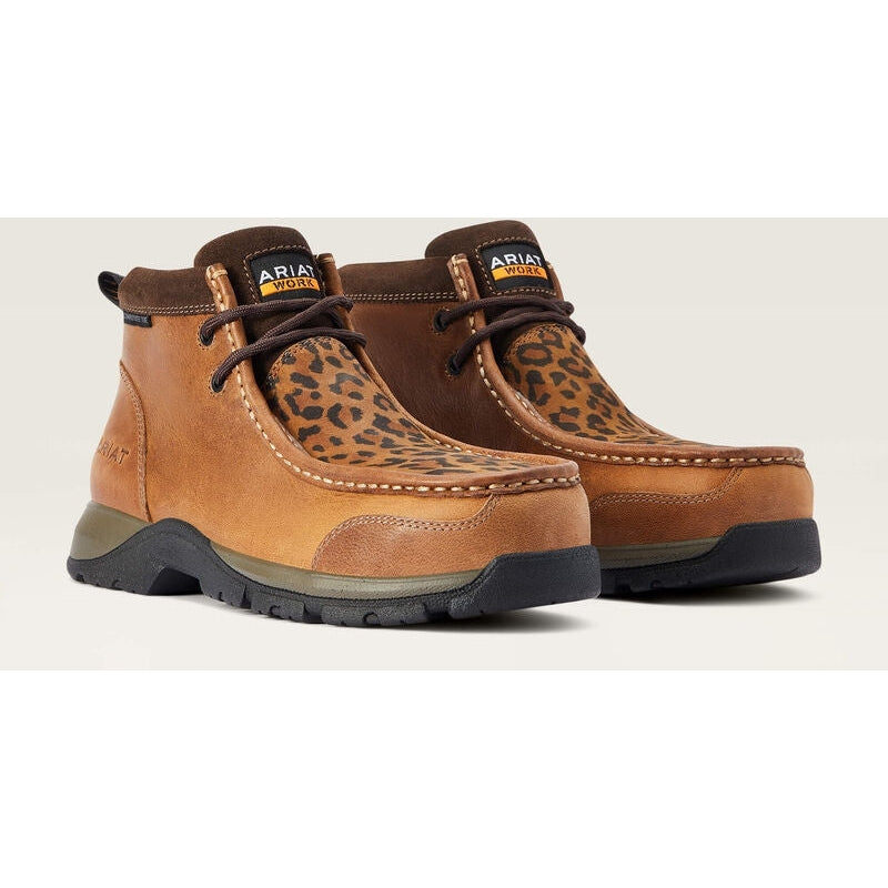 Ariat Women's Edge Lte Moc Composite Toe Slip Resistant Work Boot - Brown - 10042485 - Overlook Boots