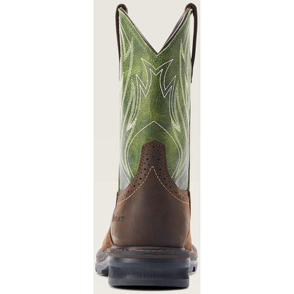 Ariat Men's Sierra Shock Shield Steel Toe Western Work Boot - Brown - 10042541  - Overlook Boots