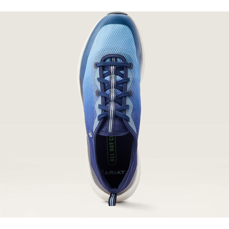 Ariat Men's ShiftRunner Soft Toe Slip Resistant Work Shoe - Blue - 10042569  - Overlook Boots