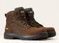 Ariat Men's Turbo 6" Carbon Toe Waterproof Work Boot - Rich Brown - 10046861 7 / Medium / Brown - Overlook Boots