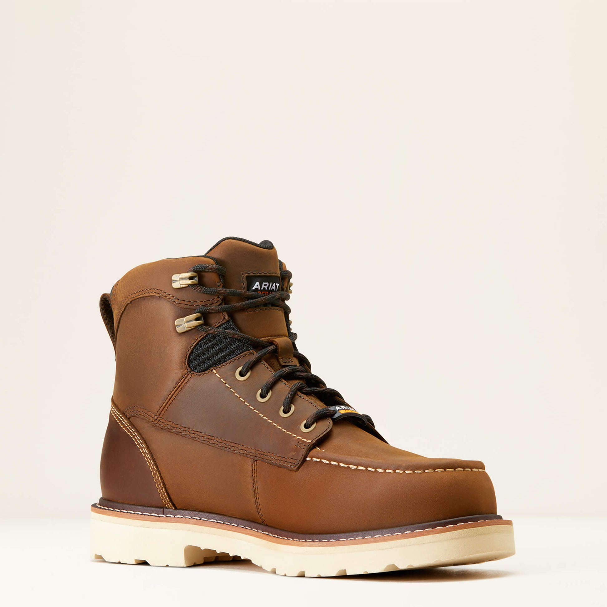 Ariat Men's Rebar Lift 6" Composite Toe Waterproof Work Boot - Brown - 10046876 - Overlook Boots