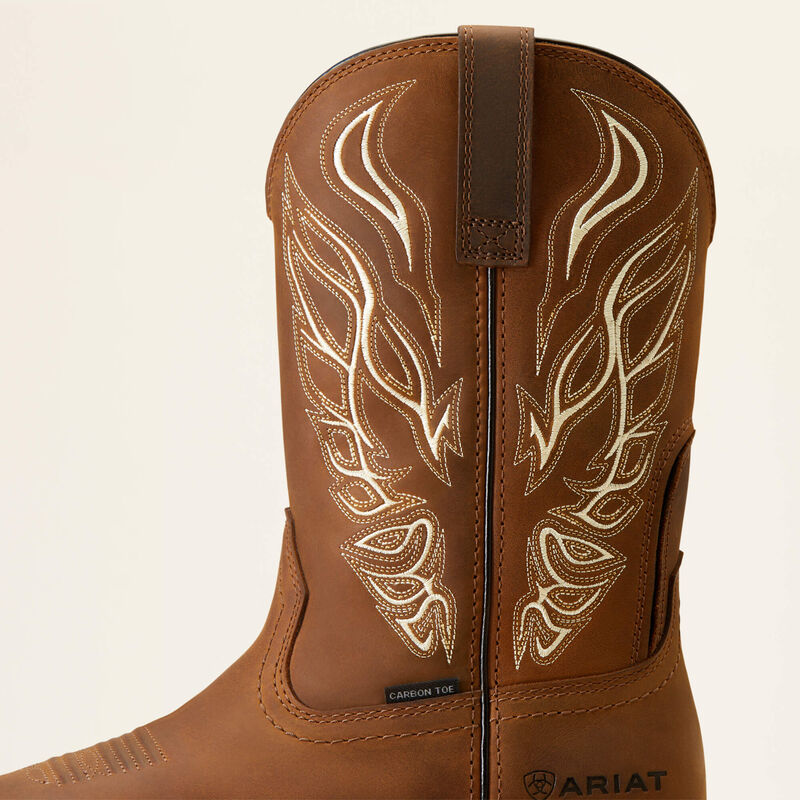 Ariat Men's WorkHog Xt Phoenix Composite Toe Western Work Boot - Brown - 10046931 - Overlook Boots