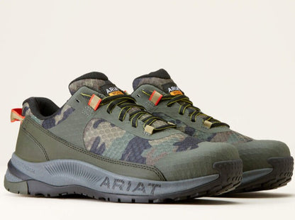 Ariat Men's Outpace Shift Composite Toe Work Shoe -Camo- 10047025  - Overlook Boots