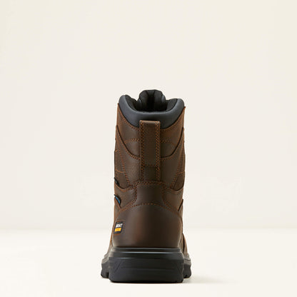 Ariat Men's Turbo 8" Carbon Toe Waterproof Work Boot - Rich Brown - 10050823 - Overlook Boots