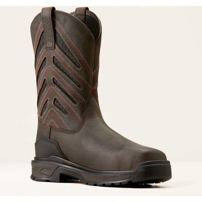 Ariat Men's Intrepid VentTEK 11" Composite Toe Wellington Work Boot- 10050830 7 / Medium / Brown - Overlook Boots