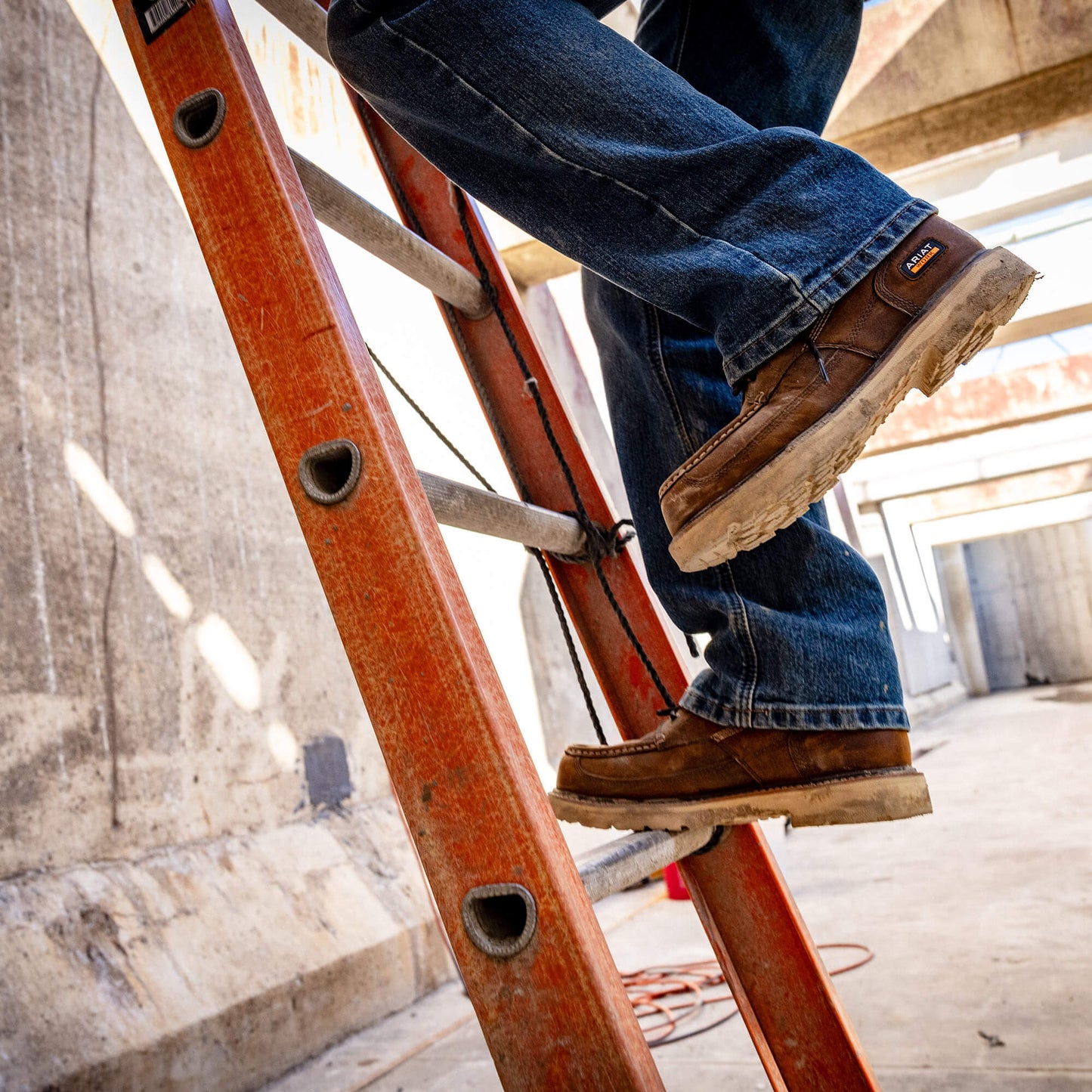 Ariat Men's Rebar Lift 5.5" Composite Toe Chukka Work Boot- Brown- 10050837 - Overlook Boots
