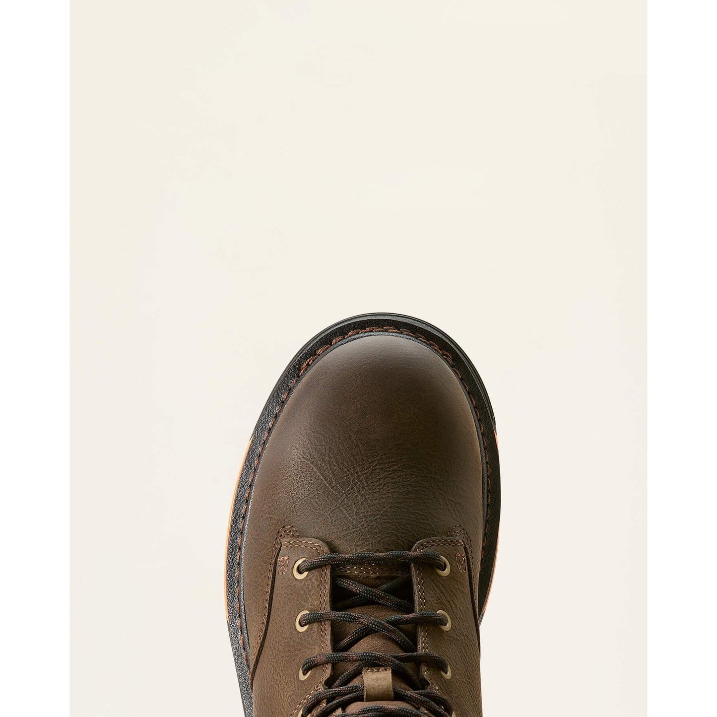 Ariat Men's Big Rig 8" Waterproof Slip Resistant Work Boot -Coffee- 10053572 - Overlook Boots