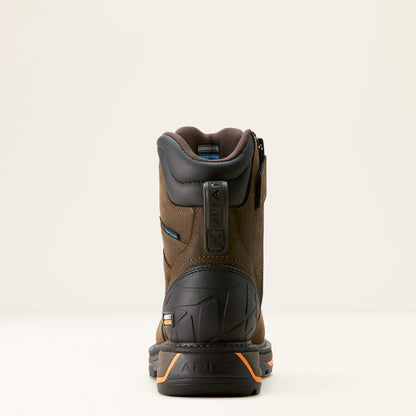 Ariat Men's Big Rig 8" Composite Toe Waterproof Work Boot -Coffee- 10053573 - Overlook Boots