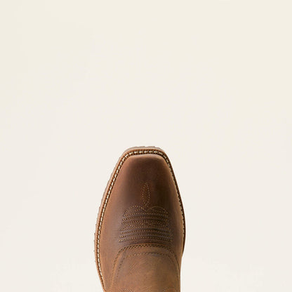 Ariat Men's Hybrid Roughstock Square Toe Waterproof Cowboy Boot -Brown- 10053577 - Overlook Boots