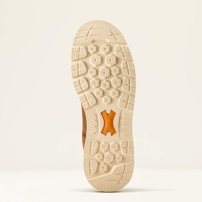 Ariat Men's Rebar 10" Composite Toe Waterproof Pull-On Wedge Work Boot- Brown- 10053613 - Overlook Boots