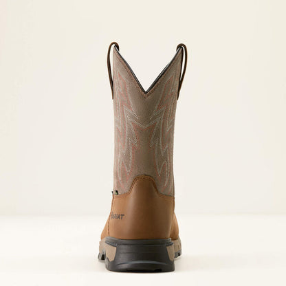 Ariat Men's Rebar Flex Composite Toe Slip Resistant Western Work Boot -Brownstone- 10053616 - Overlook Boots