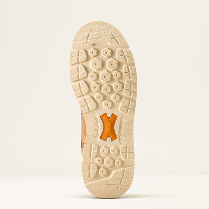 Ariat Women's Rebar Moc Toe Waterproof Wedge Work Boot -Brown- 10053717 - Overlook Boots