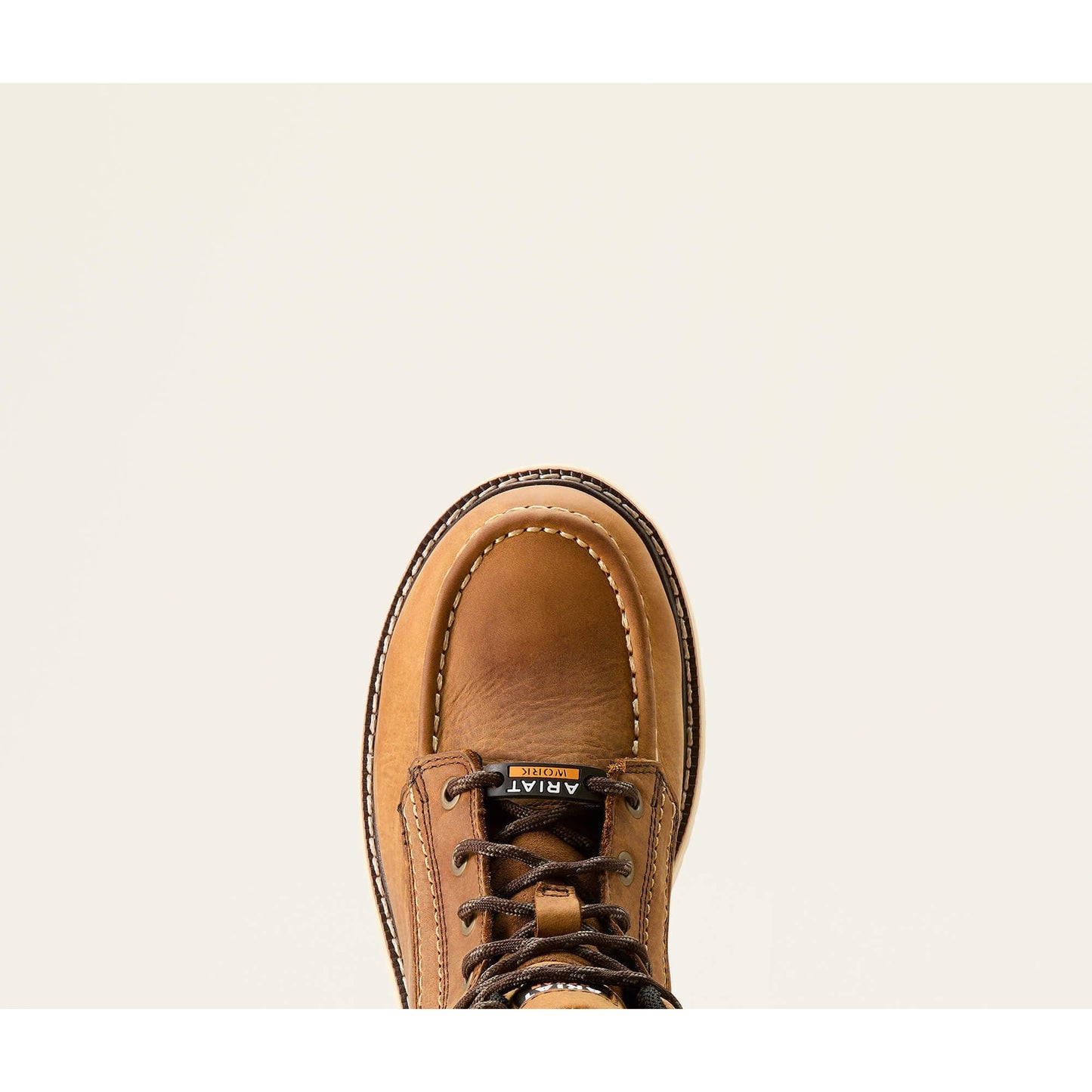 Ariat Women's Rebar Moc Toe Waterproof Wedge Work Boot -Brown- 10053718 - Overlook Boots