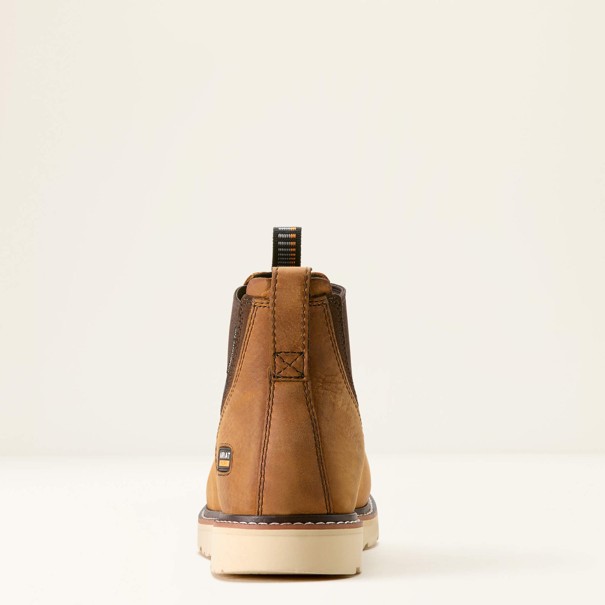 Ariat Women's Rebar Composite Toe Waterproof Chelsea Wedge Work Boot -Brown- 10053719 - Overlook Boots