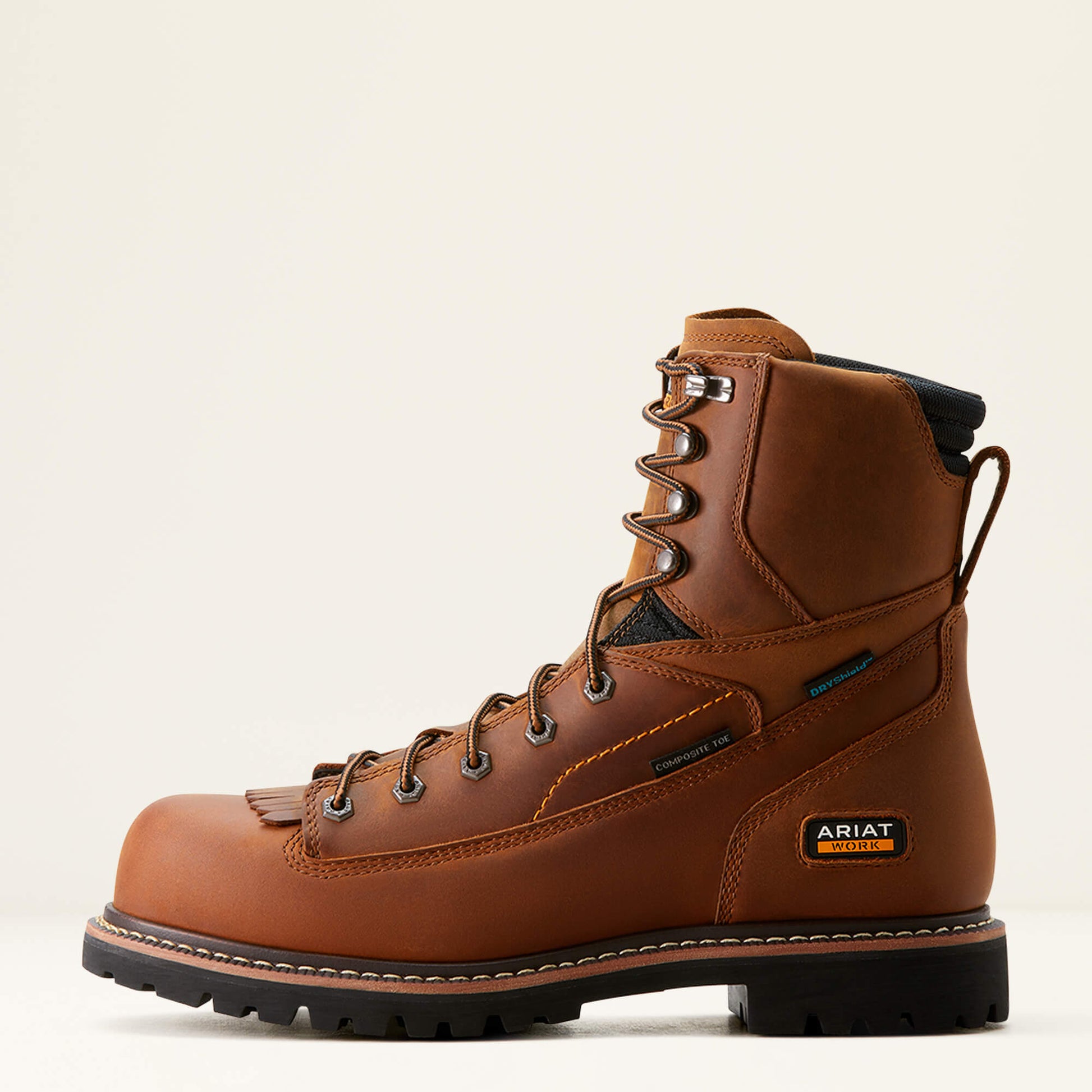 Ariat Men's Longview Shock Shield 8" Composite Toe Waterproof Work Boot - 10053817 - Overlook Boots