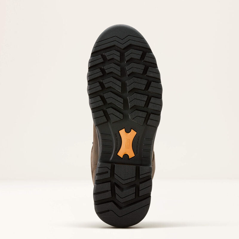 Ariat Men's Turbo Duratread 6" Round toe Waterproof Slip Resistance Work Boot - Brown - 10054293 - Overlook Boots