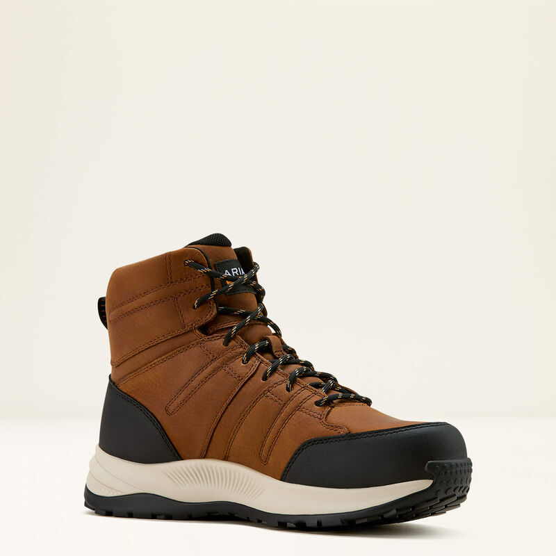 Ariat Men's Outpace Shift 6" Static Dissipative Composite Toe Waterproof Work Boot- Brown- 10060891 - Overlook Boots