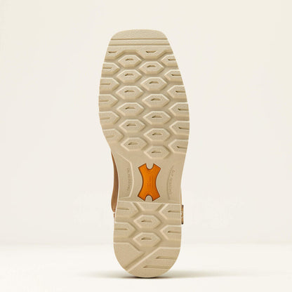 Ariat Men's Activator 11" Steel Toe Waterproof Western Work Boot- Brown/Blue- 10060893 - Overlook Boots