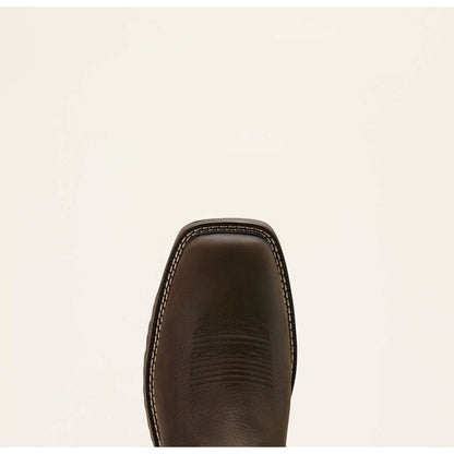 Ariat Men's Activator 11" Square Toe Waterproof Western Work Boot- Brown/Green- 10060894 - Overlook Boots