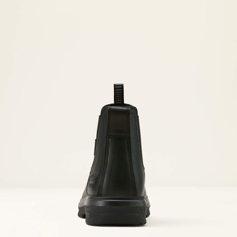 Ariat Men's Turbo 6" Round Toe Waterproof Chelsea Work Boot - Black - 10060896 - Overlook Boots