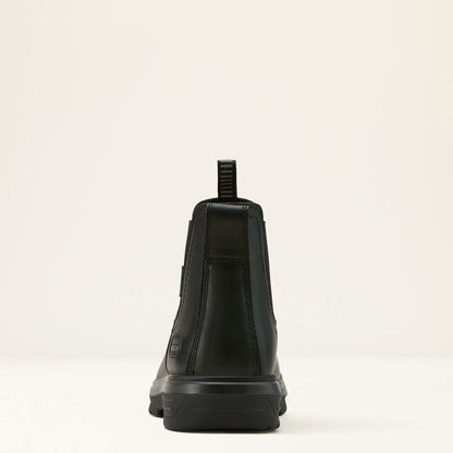 Ariat Men's Turbo 6" Round Toe Waterproof Chelsea Work Boot - Black - 10060896 - Overlook Boots