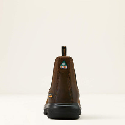 Ariat Men's Turbo CSA 6" Carbon Toe Waterproof Chelsea Work Boot- Brown- 10060897 - Overlook Boots