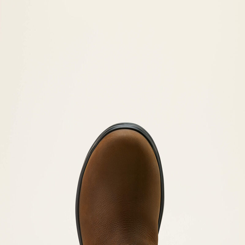 Ariat Men's Turbo CSA 6" Carbon Toe Waterproof Chelsea Work Boot- Brown- 10060897 - Overlook Boots