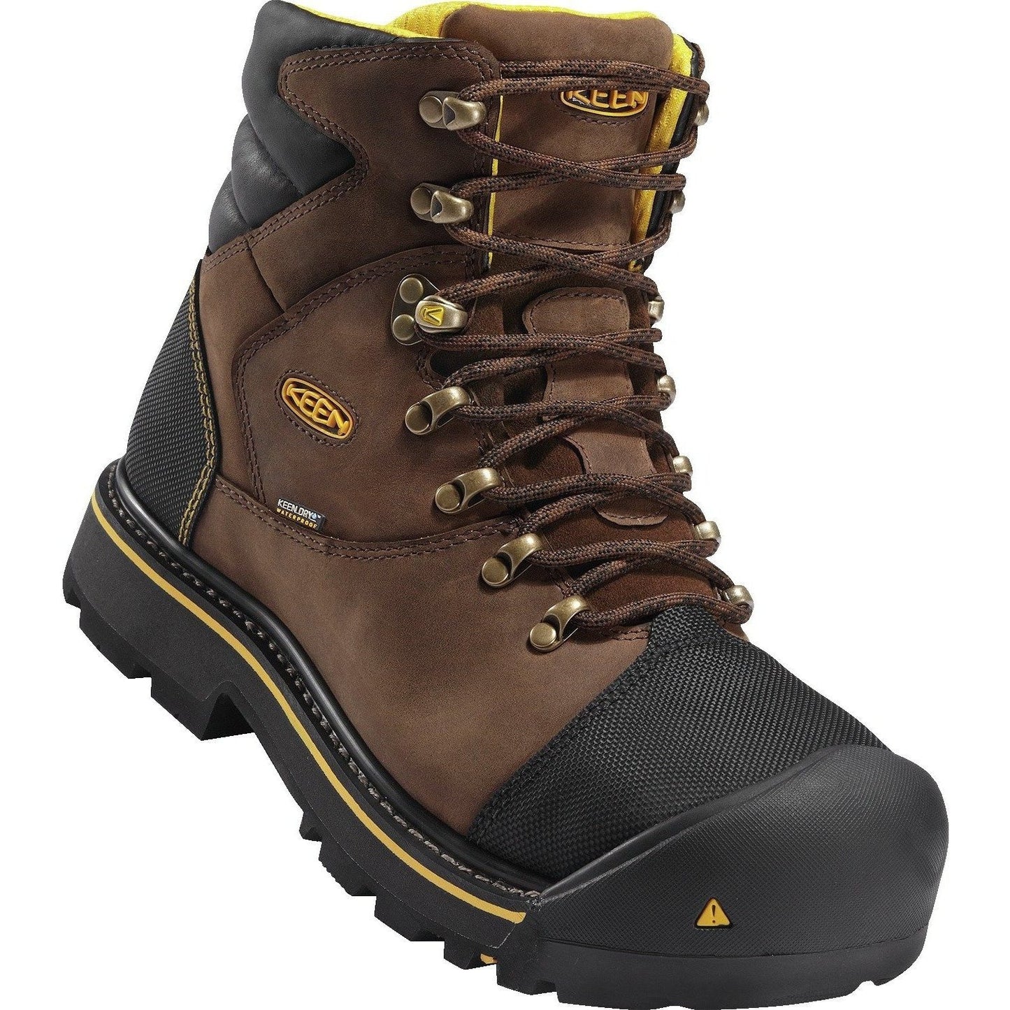 Keen Utility Men's Milwaukee Steel Toe Waterproof Work Boots - Brown - 1009174 - Overlook Boots