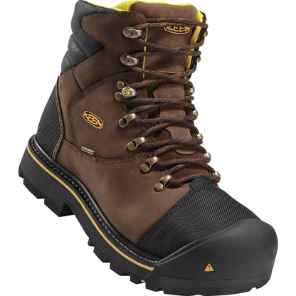 Keen Utility Men's Milwaukee Steel Toe Waterproof Work Boots - Brown - 1009174 - Overlook Boots