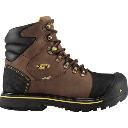 Keen Utility Men's Milwaukee Steel Toe Waterproof Work Boots - Brown - 1009174 - Overlook Boots