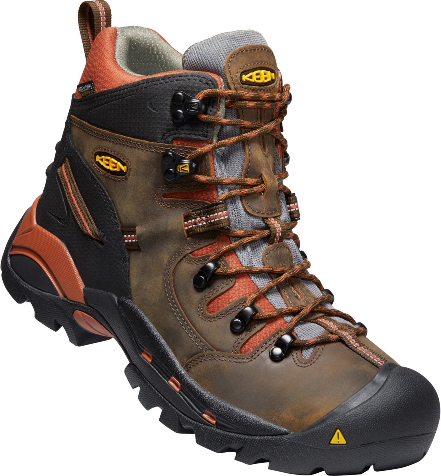 KEEN Utility Men's Pittsburgh 6" Soft Toe Waterproof Work Boot- Brown- 1009709 - Overlook Boots