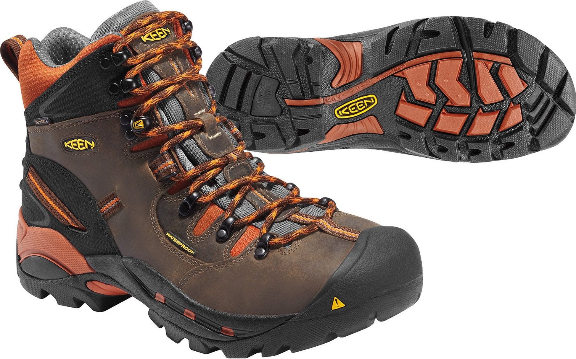 KEEN Utility Men's Pittsburgh 6" Soft Toe Waterproof Work Boot- Brown- 1009709 - Overlook Boots