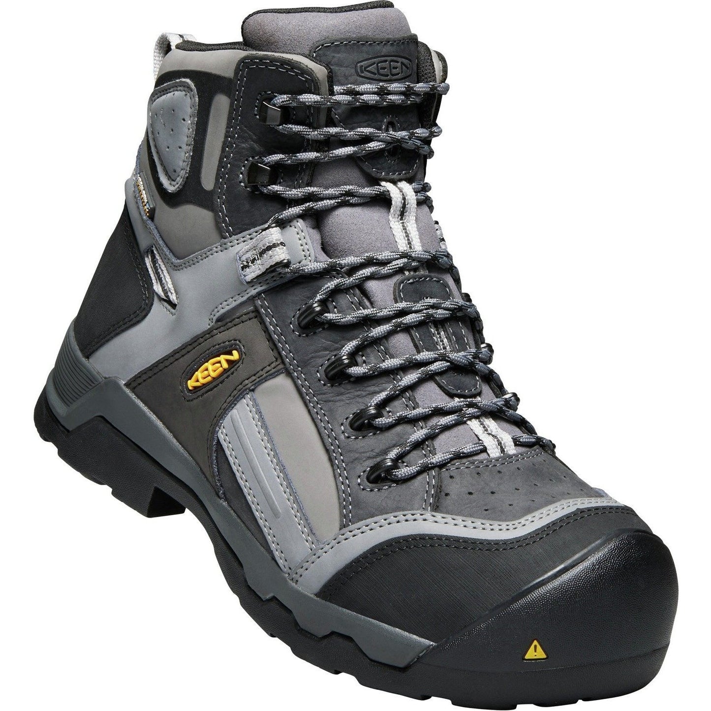 Keen Utility Men's Davenport 6" Mid Composite Toe Ins Waterproof Work Boot Gray - 1017804 - Overlook Boots
