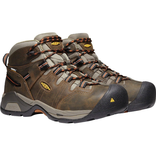 Keen Utility Men's Detroit Extreme Waterproof Soft Toe Work Boot - Brown - 1020039 8 / Medium / Brown - Overlook Boots