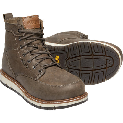 Keen Utility Men's San Jose 6" Aluminum Toe Work Boot Brown 1020057  - Overlook Boots