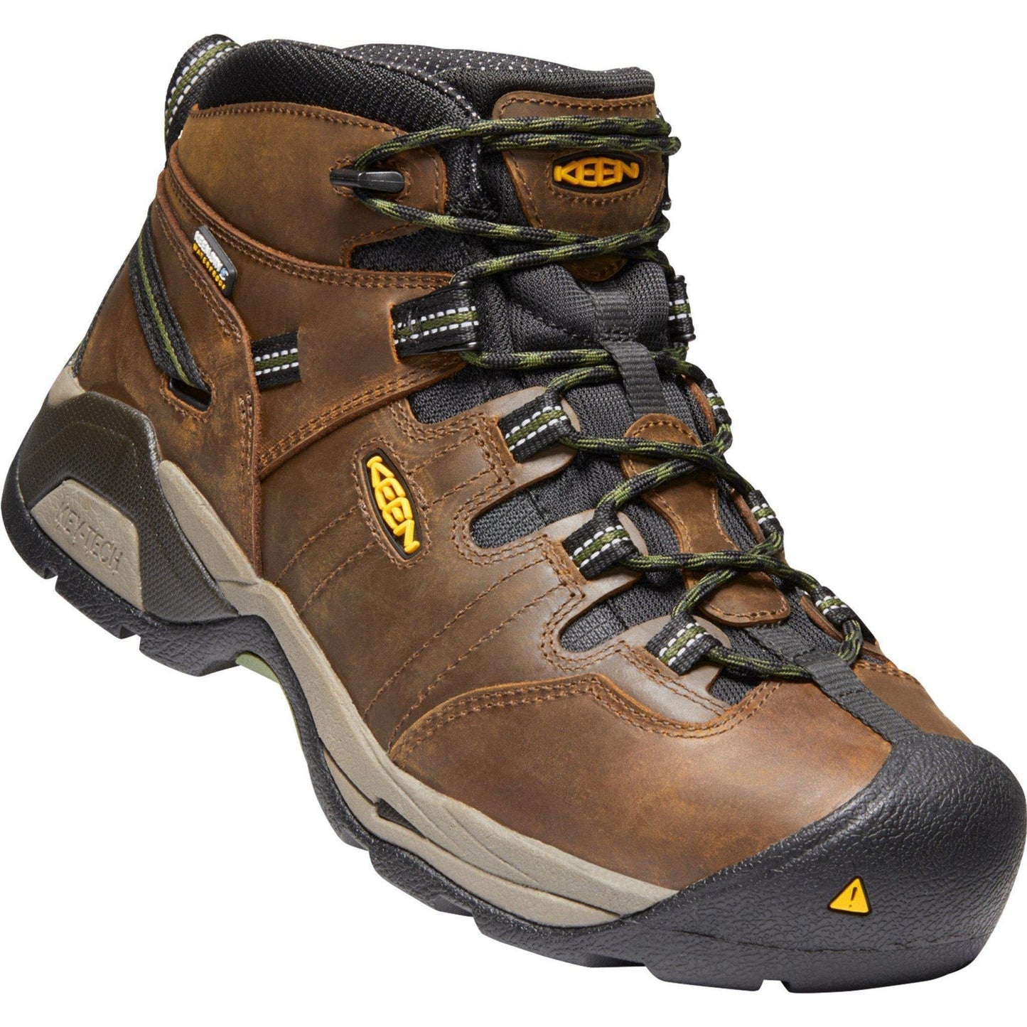 Keen Utility Men's Detroit Extreme Steel Toe Waterproof Work Boot - Brown - 1020085 - Overlook Boots