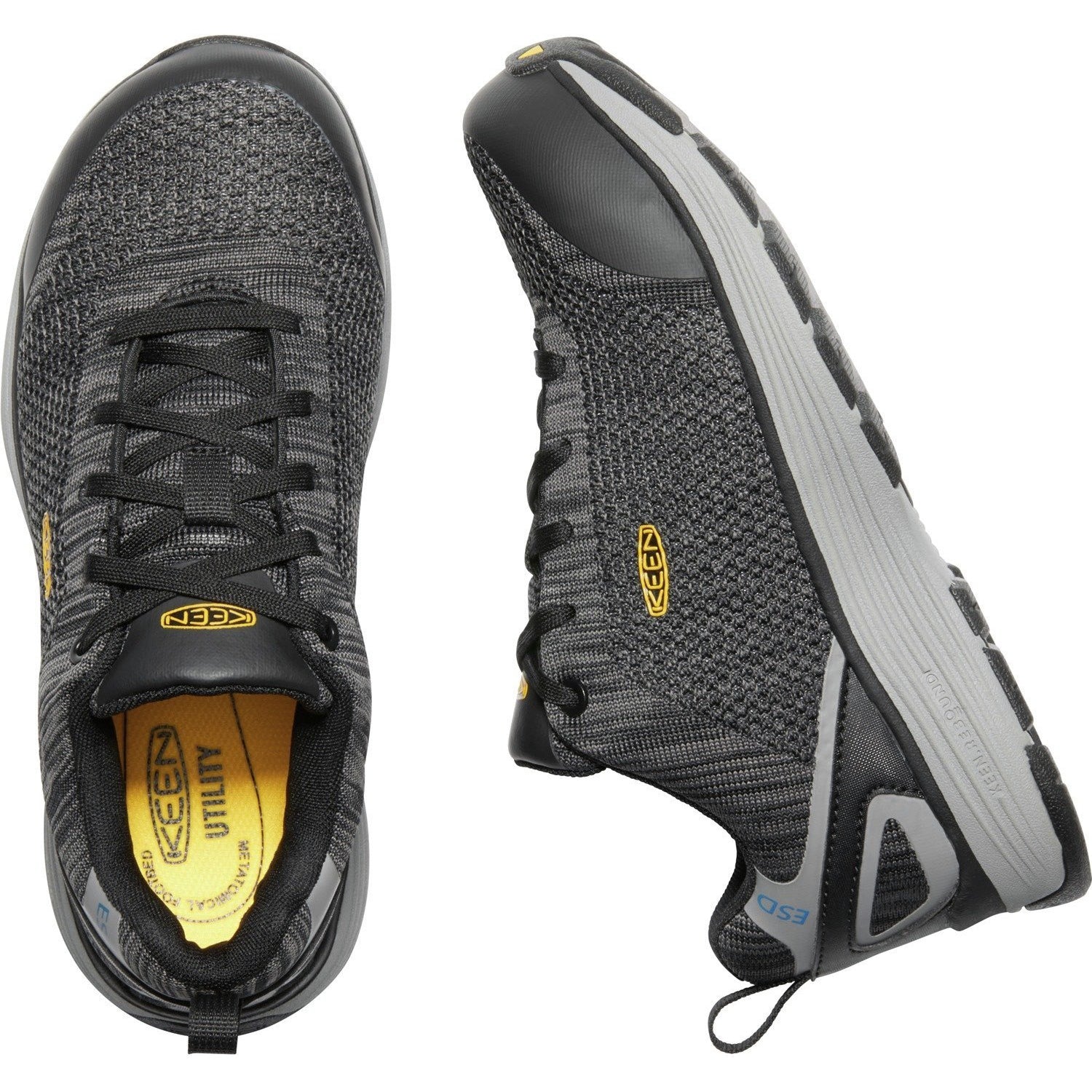 Keen Utility Women's Sparta Electrostatic Dissipative Aluminum Toe Work Shoe Grey 1021350 - Overlook Boots