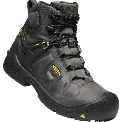 Keen Utility Men's Dover 6" Composite Toe USA Built Waterproof Work Boot 1021469 8 / Medium / Gray - Overlook Boots