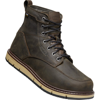 Keen Utility Men's San Jose 6" Soft Toe Waterproof Work Boot - Brown - 1023203 - Overlook Boots