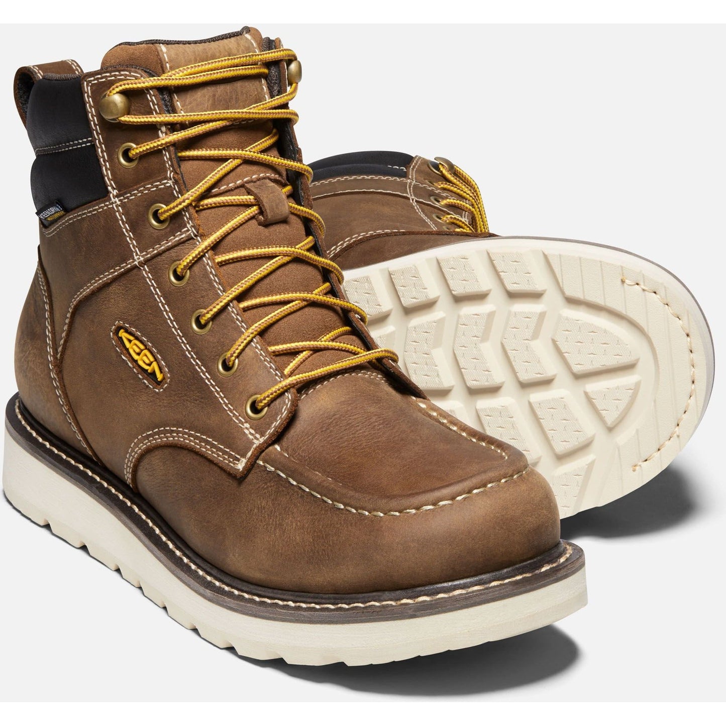 KEEN Utility Men's Cincinnati 6" Soft Toe Waterproof Wedge Work Boot - 1023223 - Overlook Boots