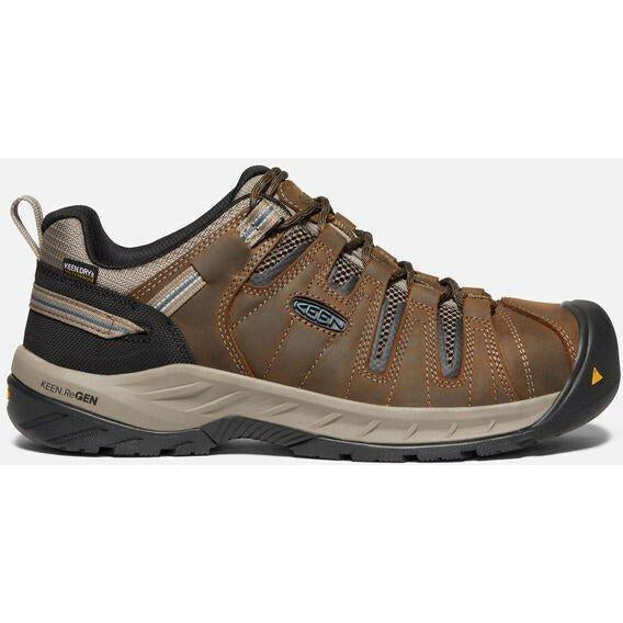 Keen Utility Men's Flint II Steel Toe Waterproof Work Shoe - Brown - 1023236 - Overlook Boots