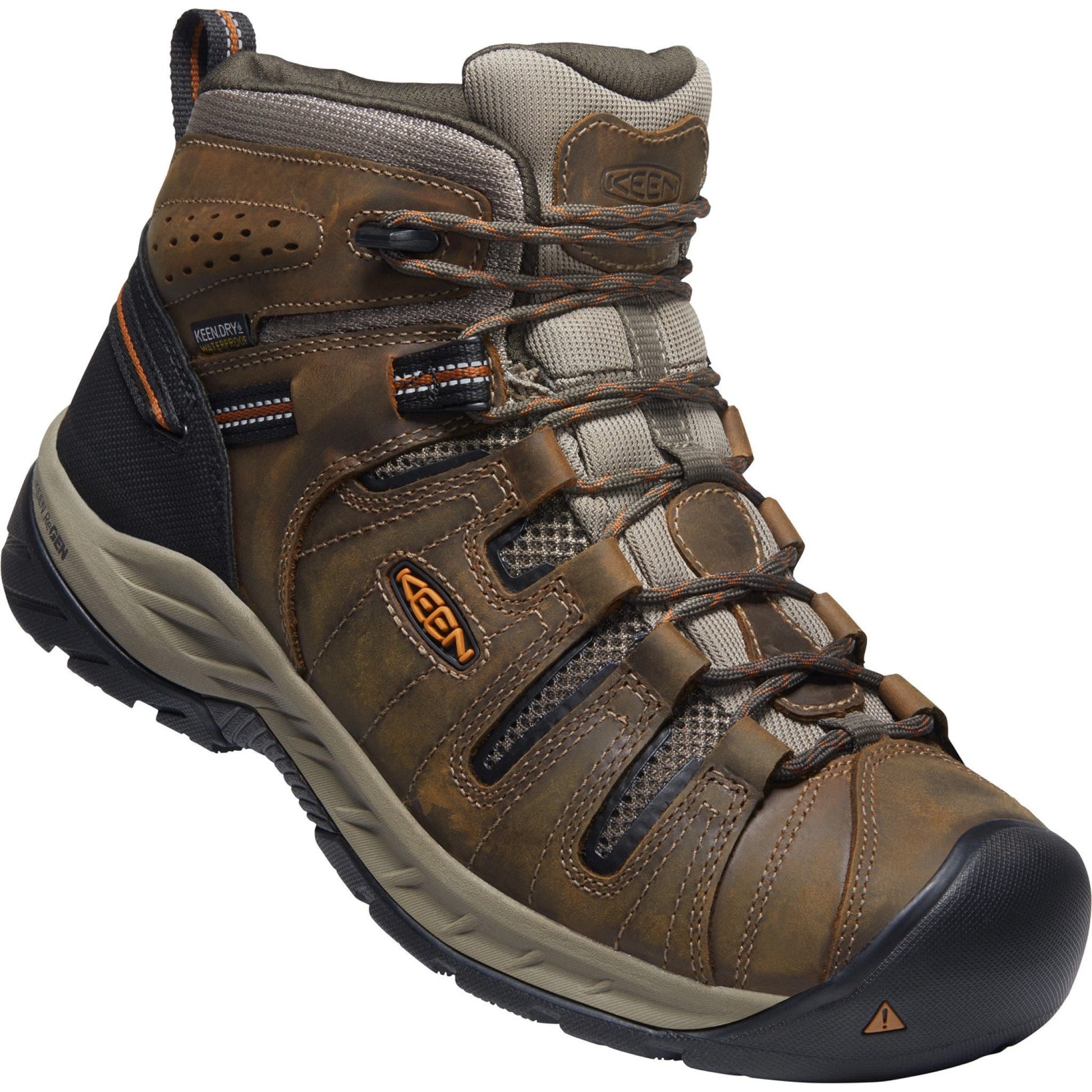 Keen Utility Men's Flint II Mid Soft Toe Waterproof Work Boot- Olive - 1025613 - Overlook Boots