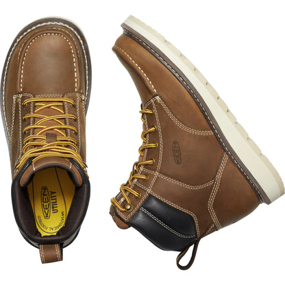 Keen Utility Men's Cincinnati 6" Soft Toe Wedge Work Boot - 1025614  - Overlook Boots