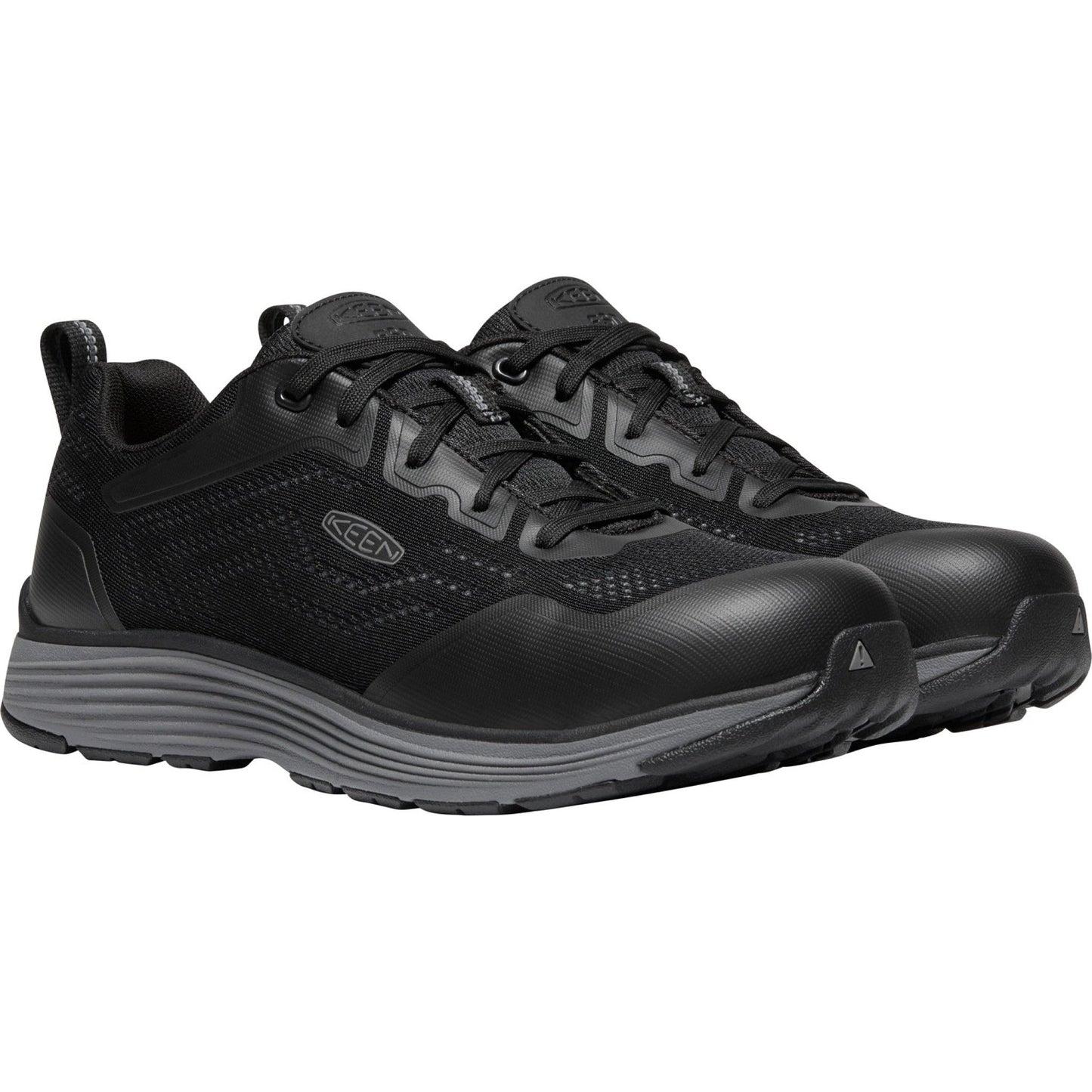 Keen Utility Men's Sparta II Electrostatic Dissipative Alum Toe Work Shoe - Black - 1025637 15 / Wide / Grey - Overlook Boots