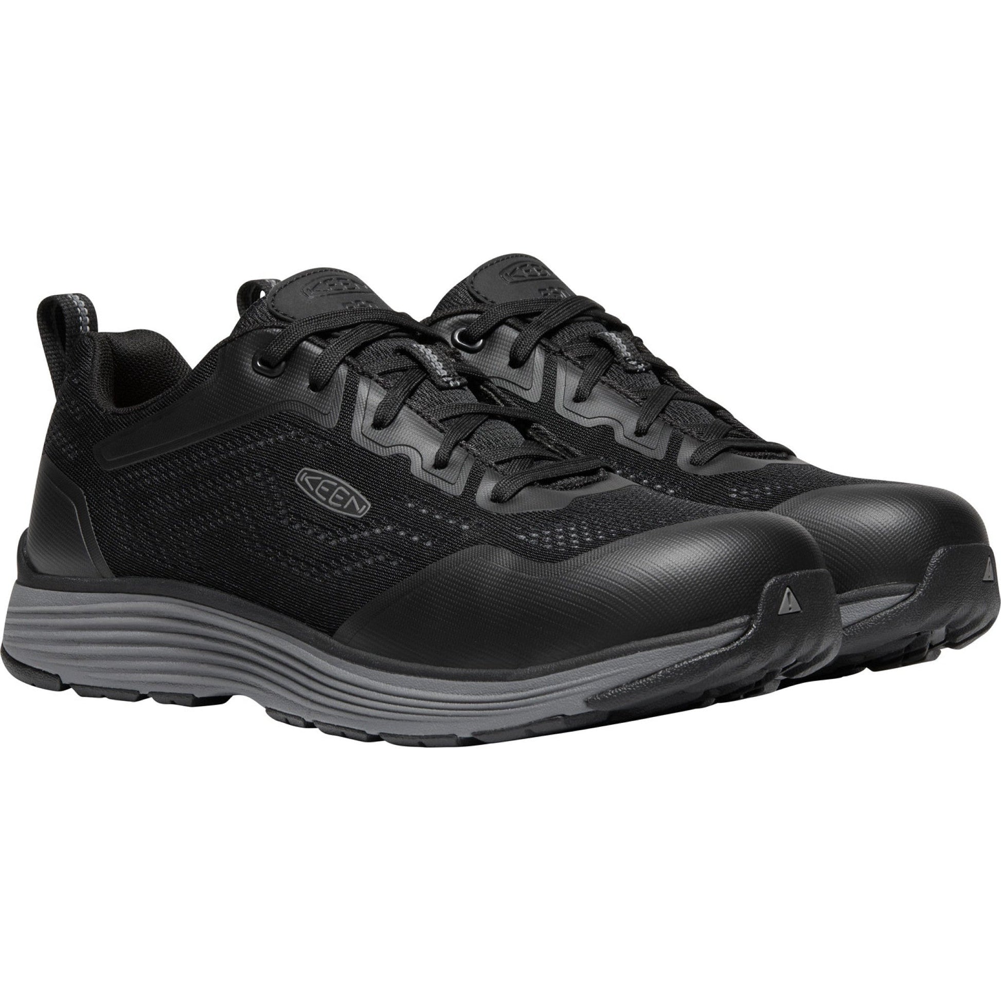 Keen Utility Men's Sparta II Electrostatic Dissipative Alum Toe Work Shoe - Black - 1025637 15 / Wide / Grey - Overlook Boots