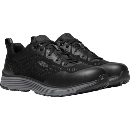 Keen Utility Men's Sparta II Electrostatic Dissipative Alum Toe Work Shoe - Black - 1025637 15 / Wide / Grey - Overlook Boots