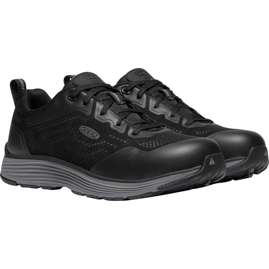 Keen Utility Men's Sparta II Electrostatic Dissipative Alum Toe Work Shoe - Black - 1025637 15 / Wide / Grey - Overlook Boots